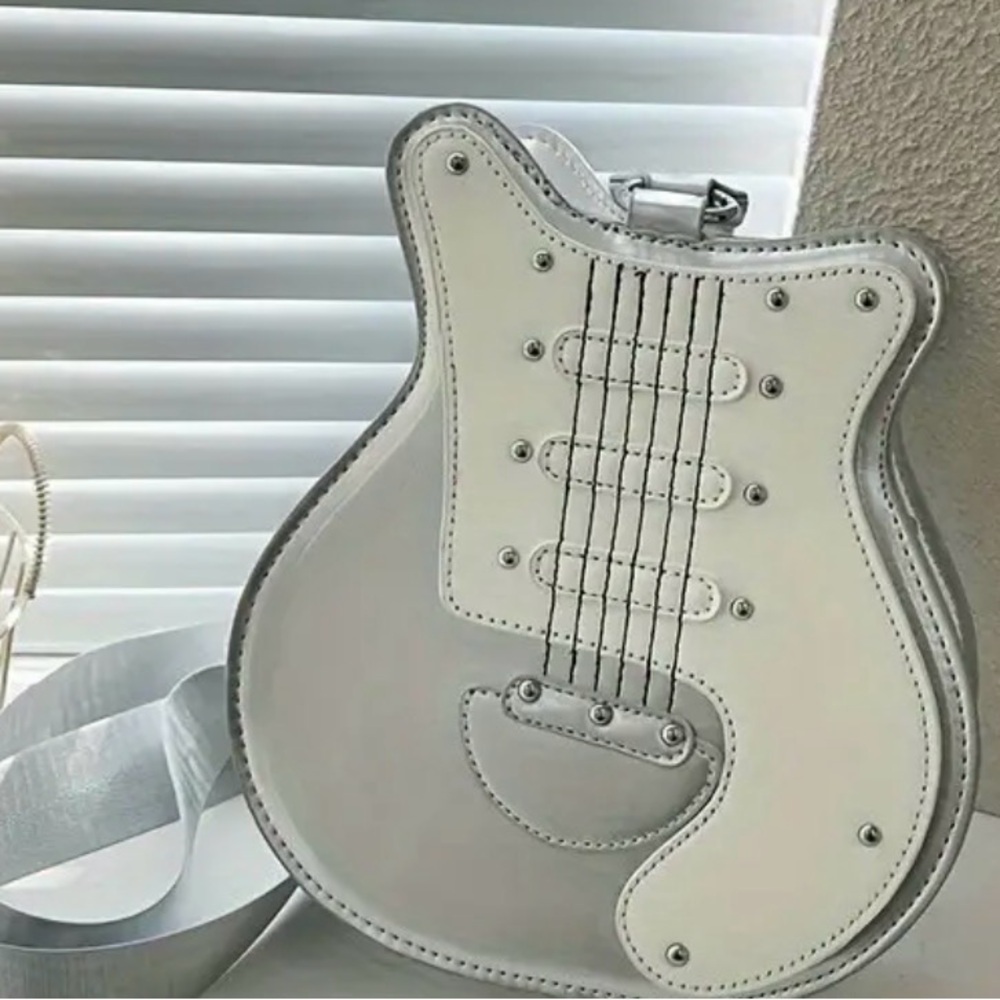 Stylish Guitar-Shaped Crossbody Bag | Fun Purse | Brand New | Perfect Gift
